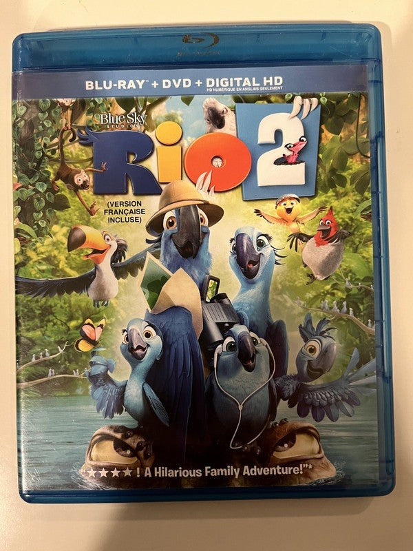 Rio 2 (Blu-Ray DVD, 2014)