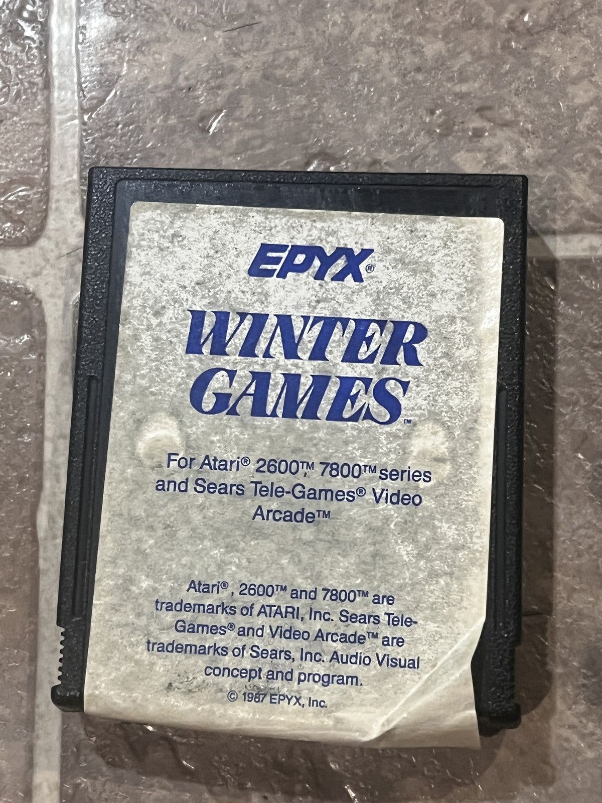 Winter Games (Atari 2600, 1987) CART ONLY