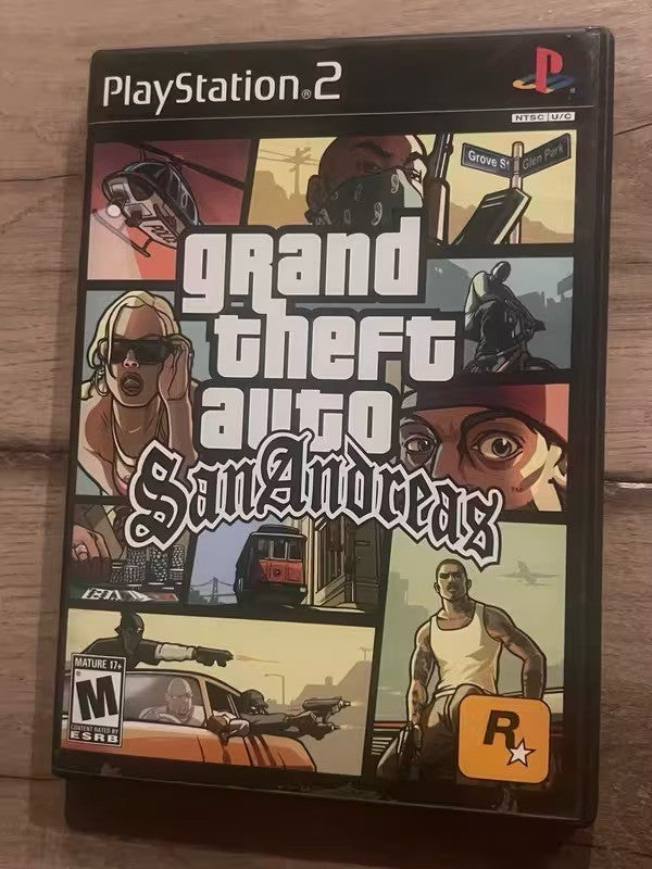Grand Theft Auto San Andreas (Sony Playstation 2, 2004) CIB NO MAP
