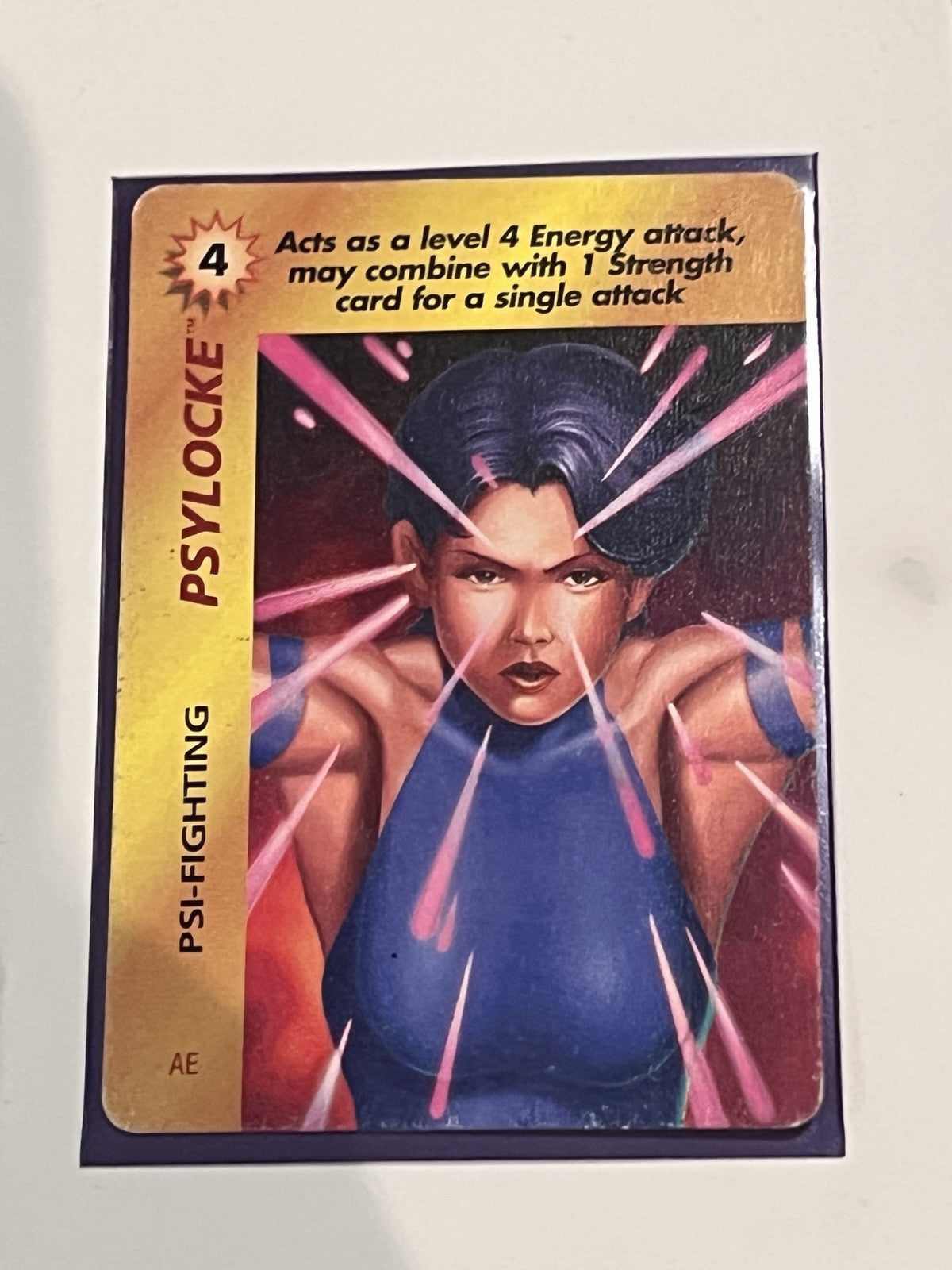 Overpower 4 Psylocke Psi-Fighting Original OP Marvel