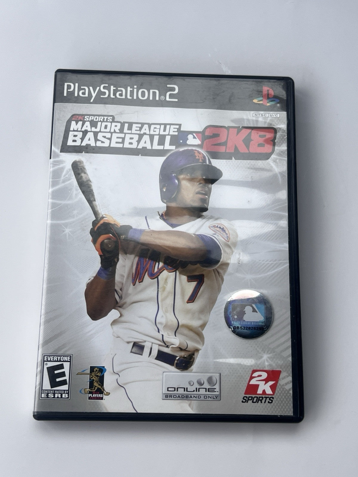 Sports Major League Baseball 2K8 (Sony PlayStation 2 PS2, 2008) NO MANUAL