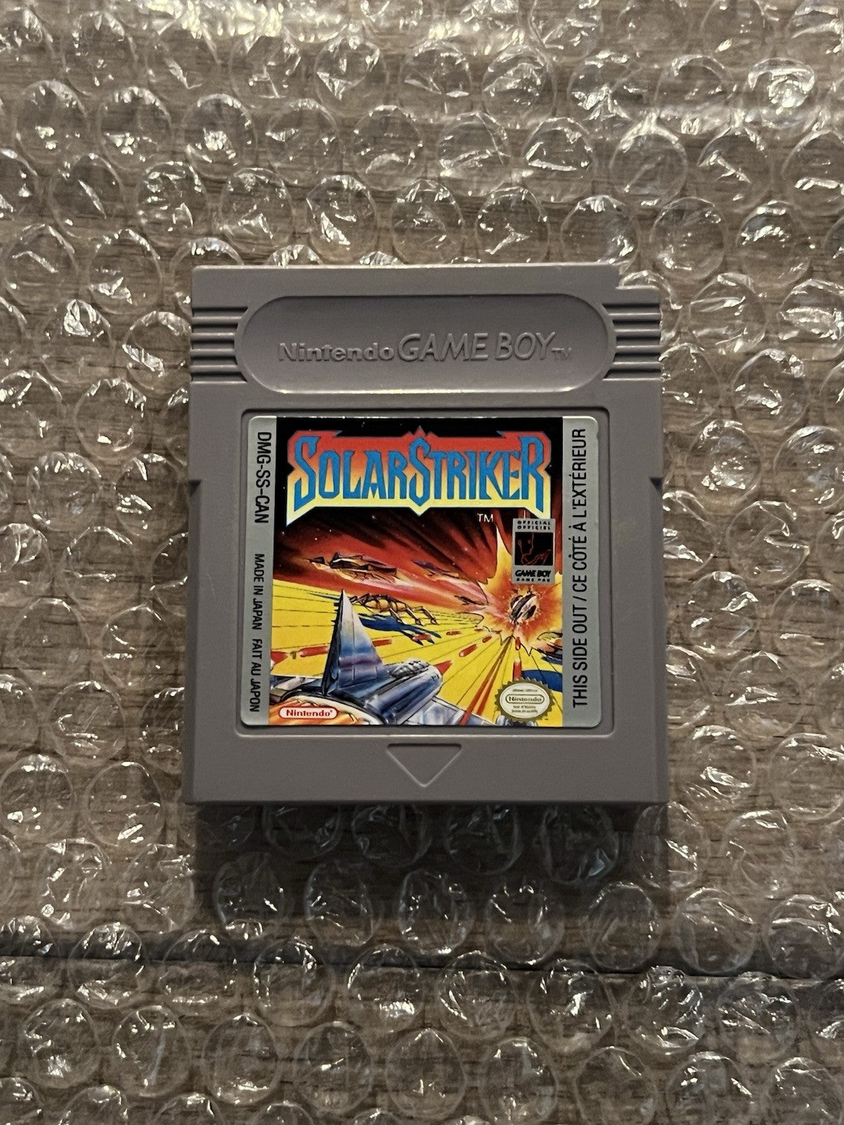 Solar Striker (Nintendo Game Boy, 1990) CART ONLY