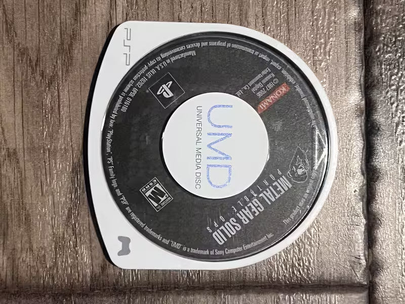 Metal Gear Solid Portable Ops (Sony Playstation Portable, ) DISC ONLY