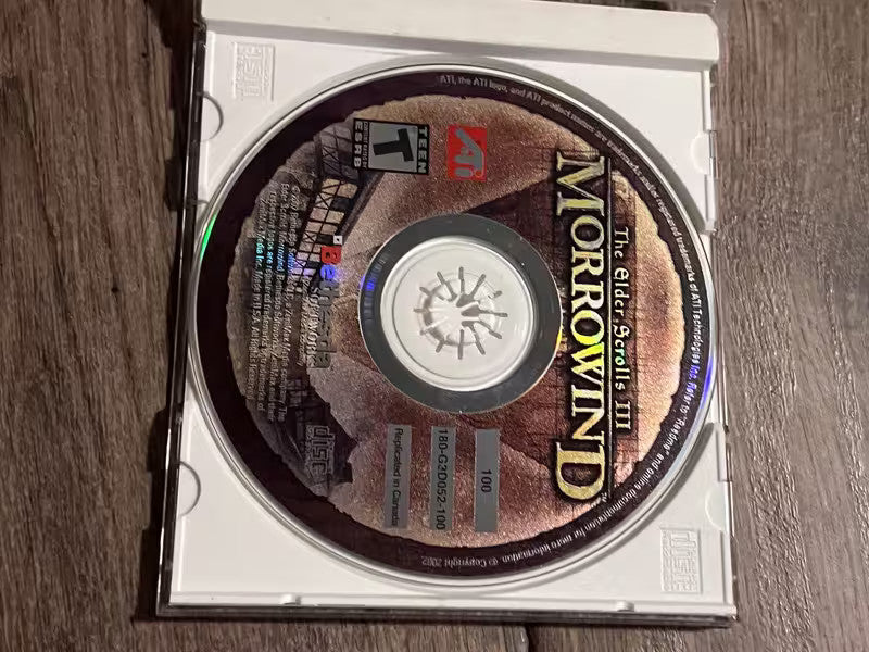 The Elder Scrolls III: Morrowind (PC, 2002) DISC ONLY