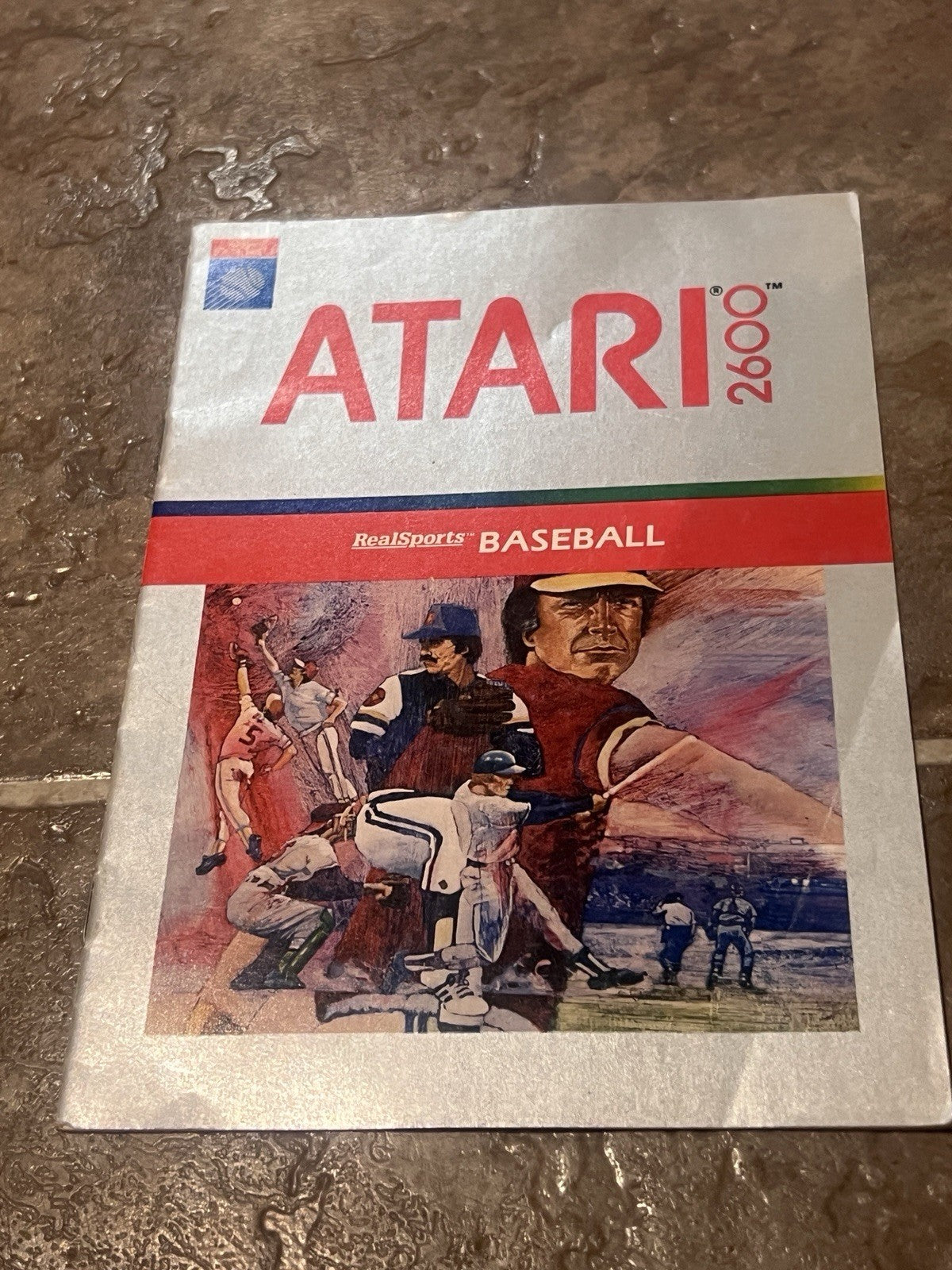 Atari 2600 RealSports Baseball Manual Only