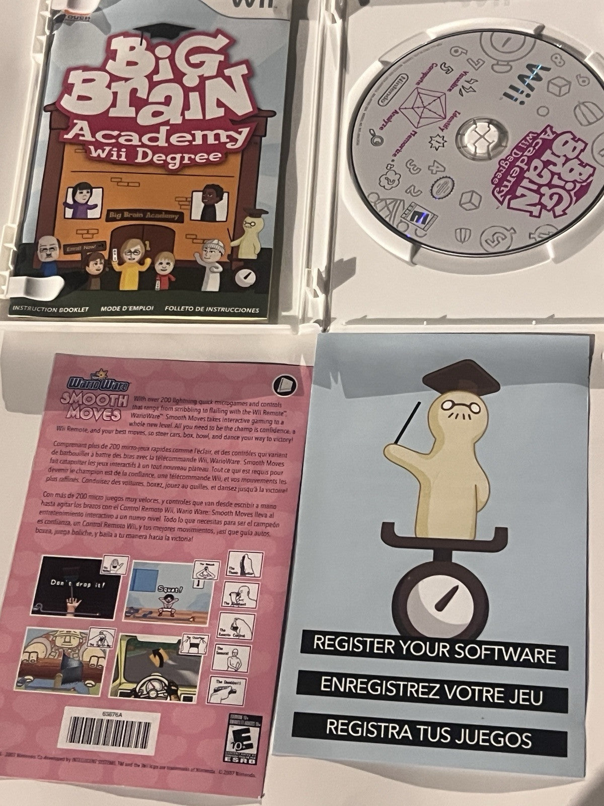 Big Brain Academy: Wii Degree (Nintendo Wii, 2007) CIB COMPLETE