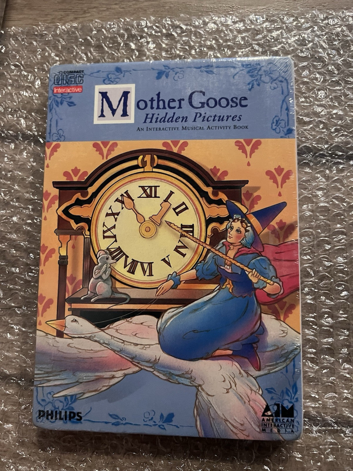 Mother Goose Rhymes to Color (Philips CD-i, 1991) NEW SEALED LONGBOX