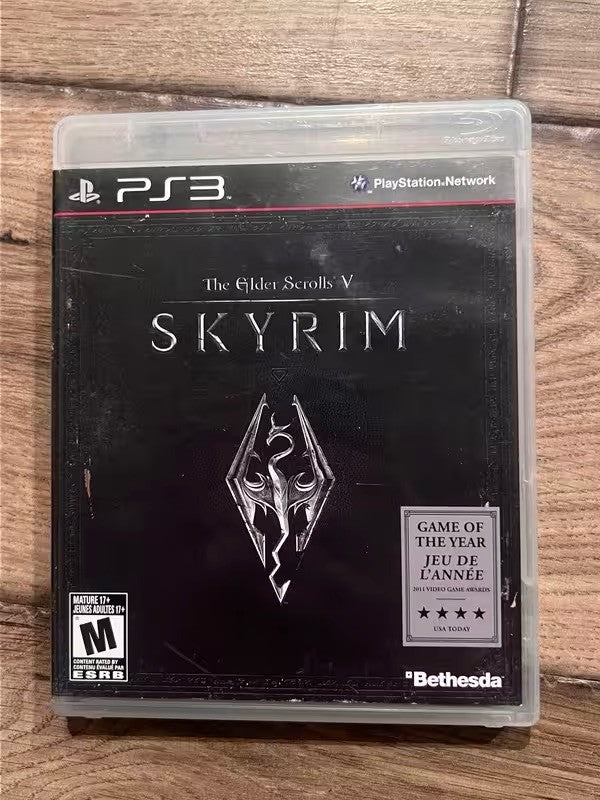 The Elder Scrolls V: Skyrim (PlayStation 3, 2011) CIB NO MAP