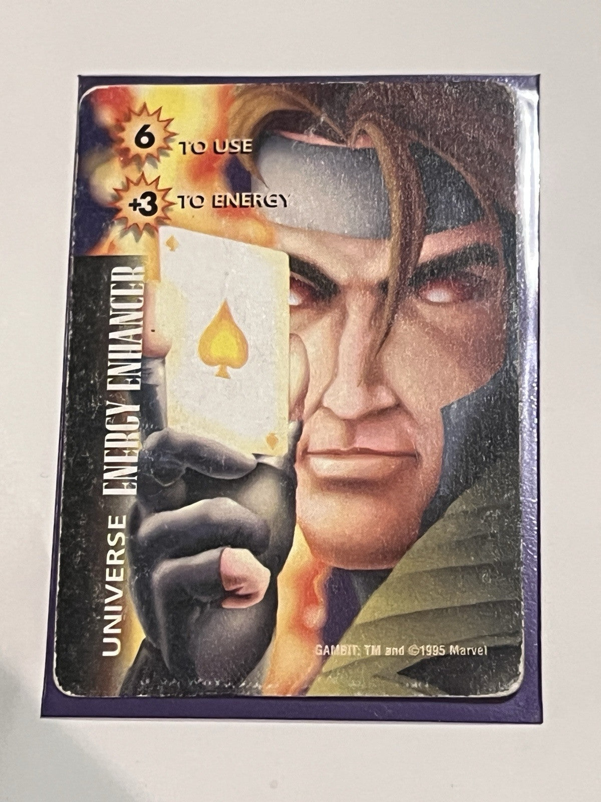 1995 Fleer Marvel Overpower TCG Universe Energy Enhancer