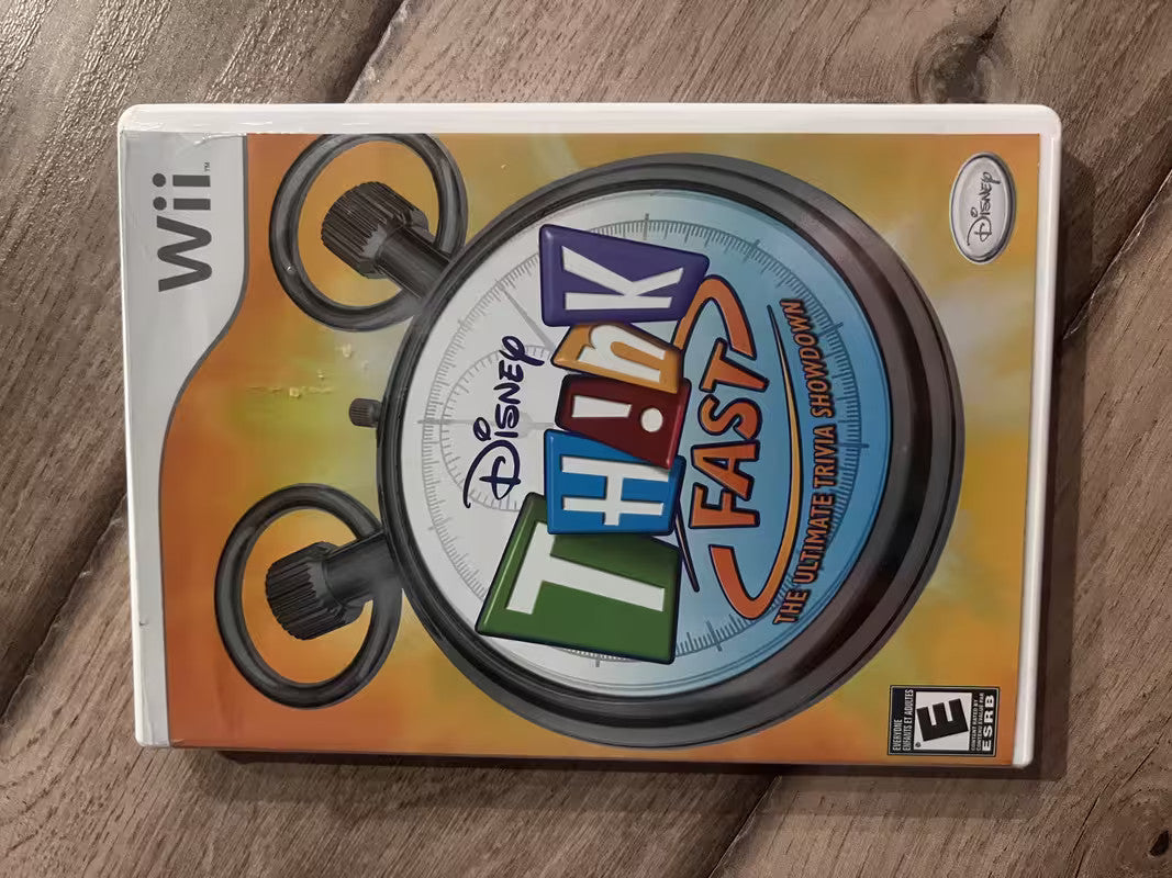 Disney Think Fast (Nintendo Wii, 2008) CIB