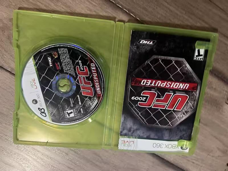 UFC 2009 Undisputed (Microsoft Xbox 360, 2009) NO ARTWORK