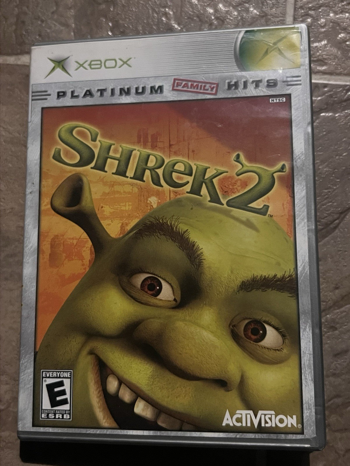 Shrek 2: Platinum Hits (Microsoft Xbox, 2004) NO MANUAL