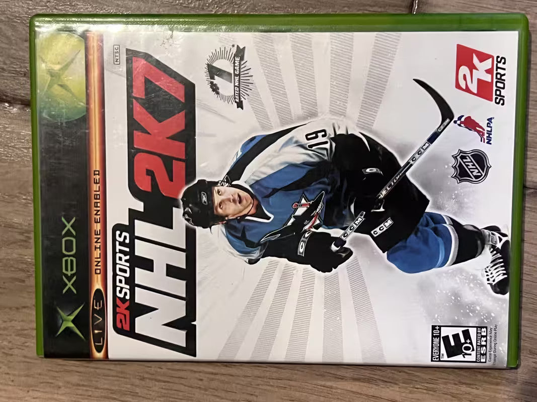 NHL 2K7 (Microsoft Xbox, 2006) NO MANUAL