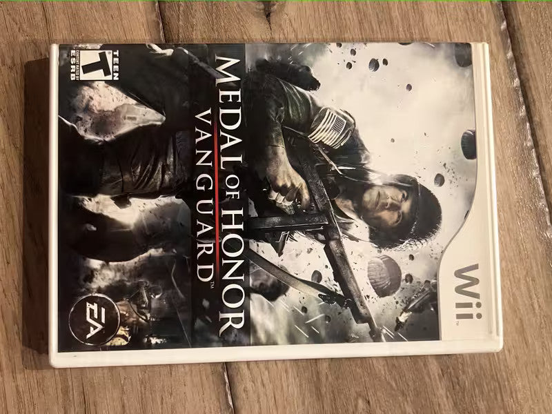 Medal of Honor Vanguard (Nintendo Wii, 2007) NO MANUAL