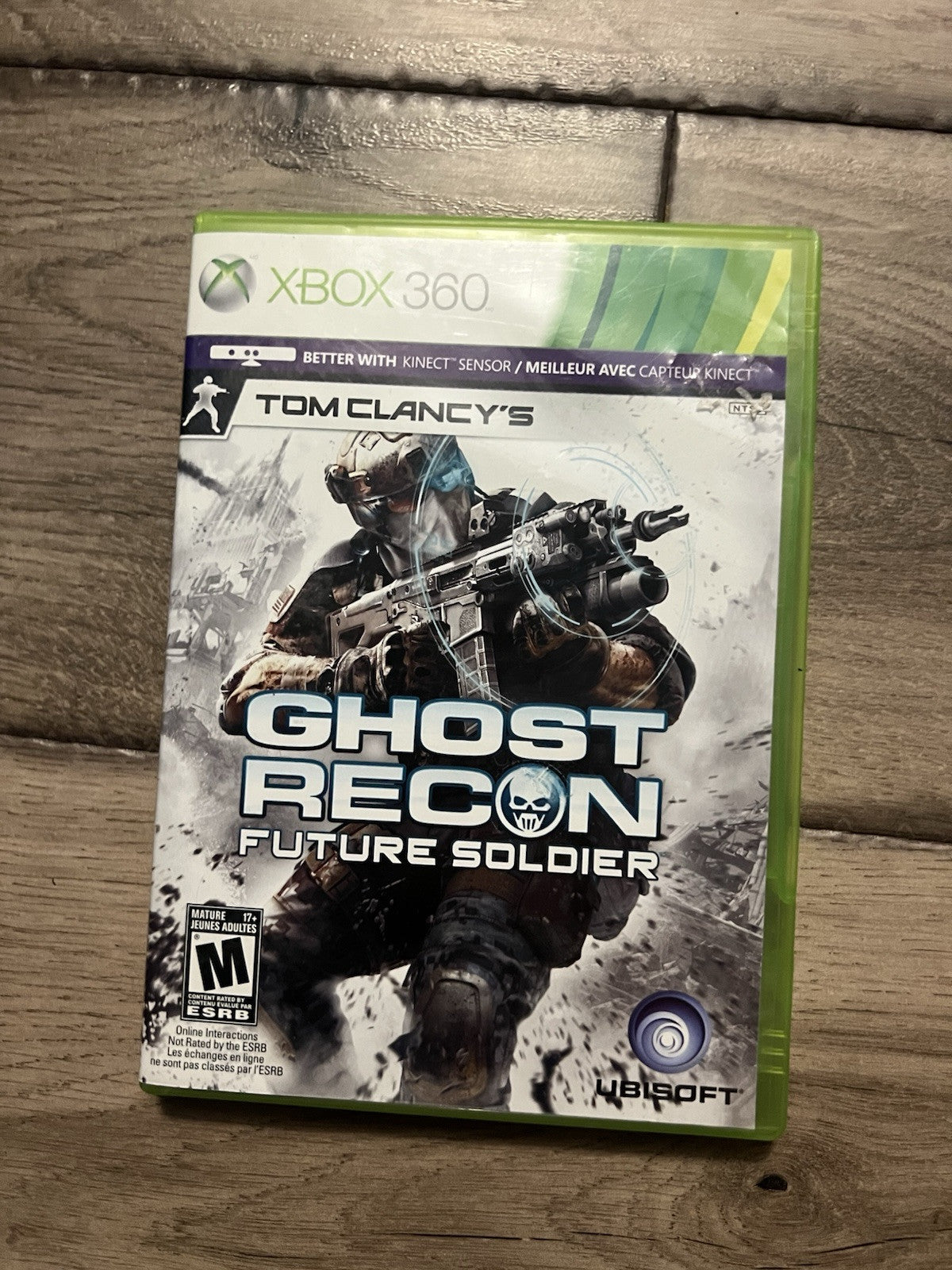 Tom Clancy’s Ghost Recon Future Soldier (Microsoft Xbox 360, 2012) NO MANUAL