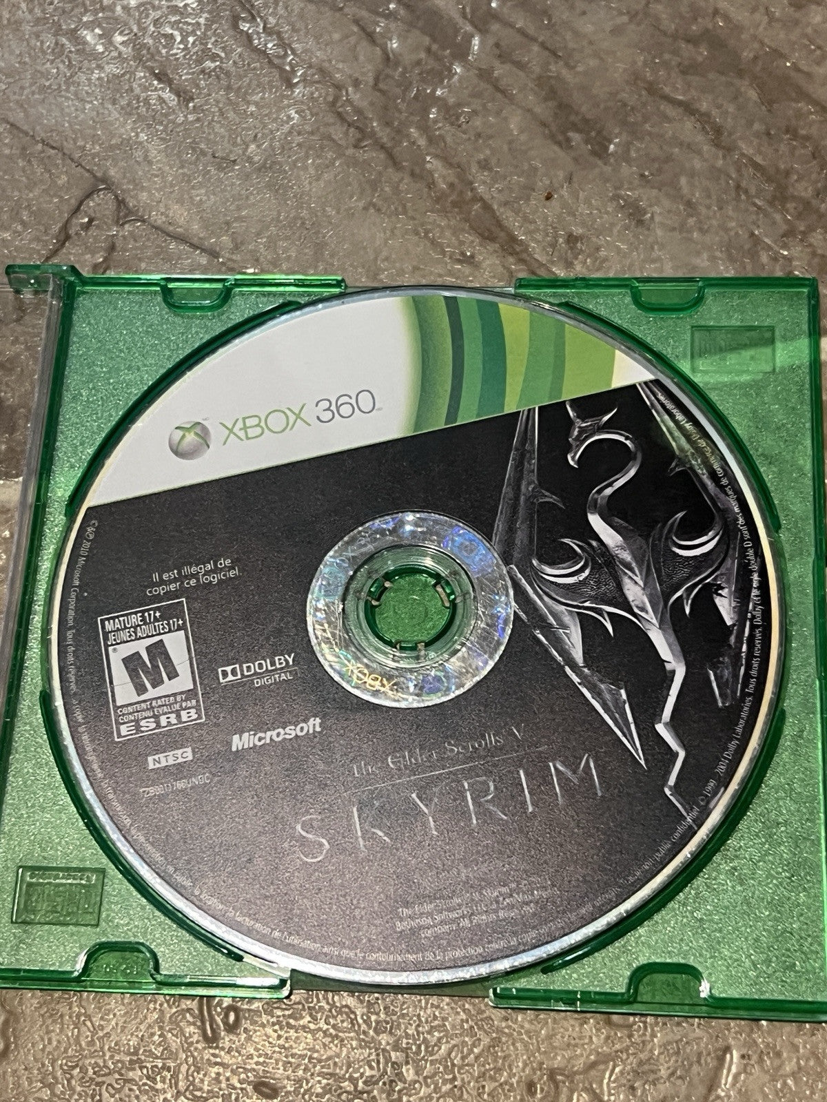 The Elder Scrolls V: Skyrim (Microsoft Xbox 360, 2011) DISC ONLY