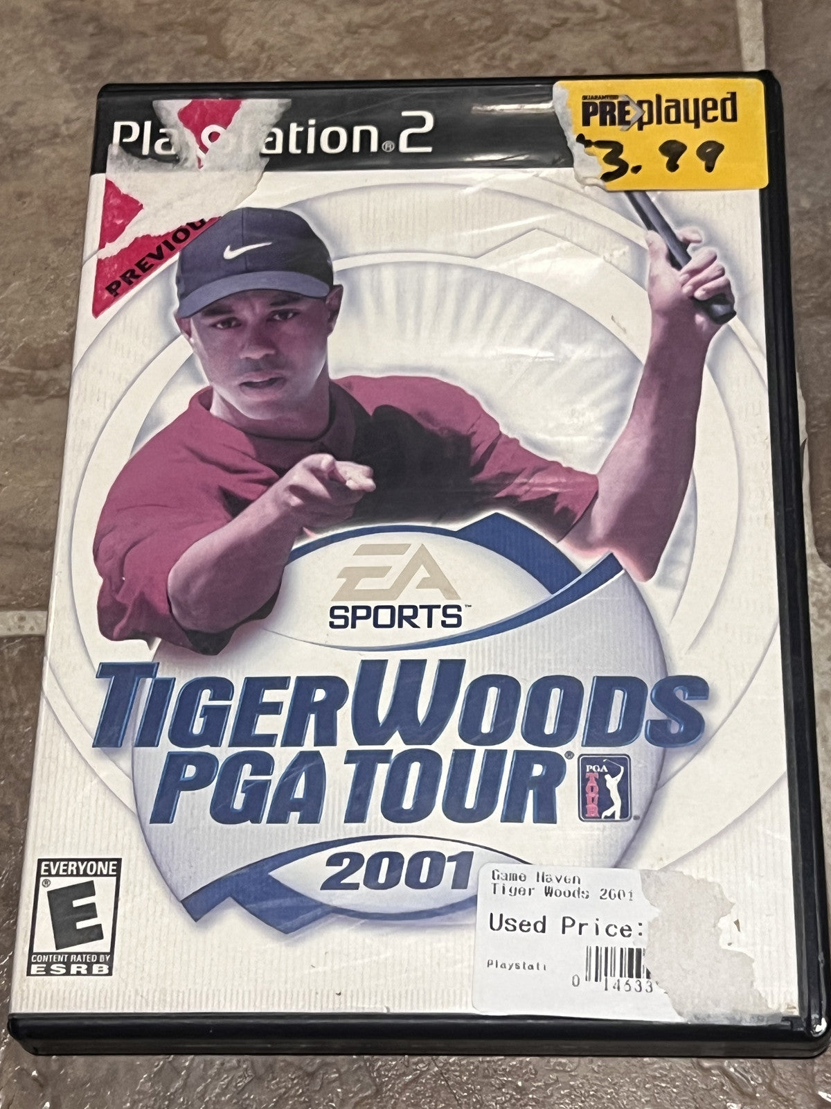 Tiger Woods PGA Tour 2001 (Sony Playstation 2 PS2, 2001) CIB COMPLETE