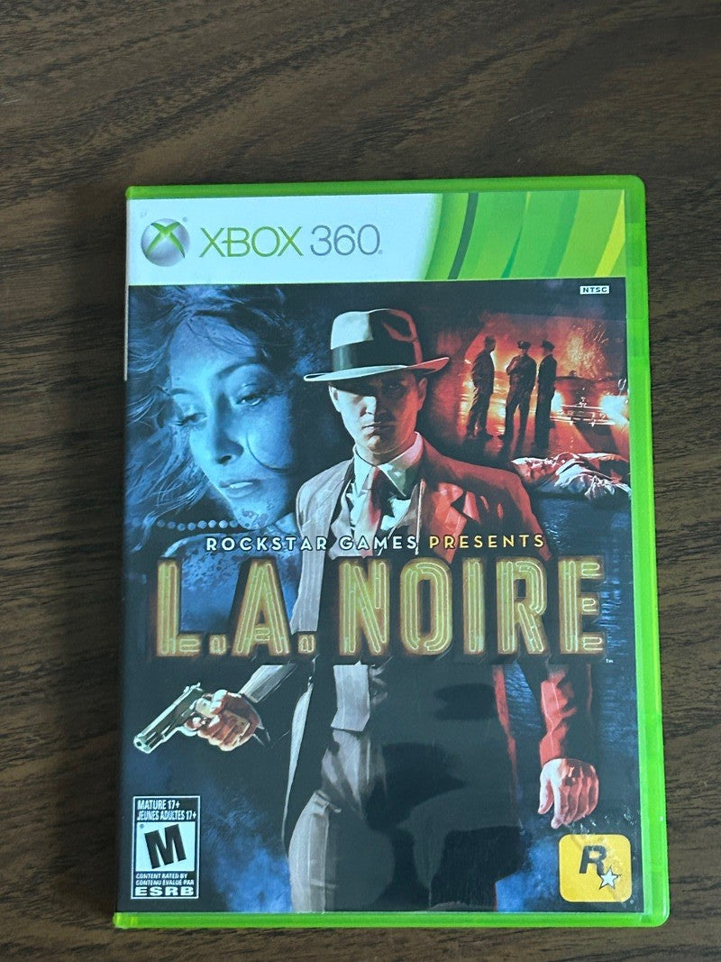 L.A. Noire (Microsoft Xbox 360, 2011) NO MANUAL