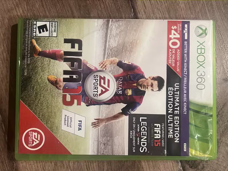 FIFA 15: Ultimate Edition (Microsoft Xbox 360, 2014) CIB
