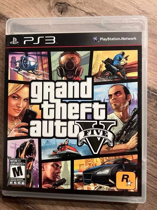 Grand Theft Auto V (Playstation 3, 2013) CIB WITH MAP