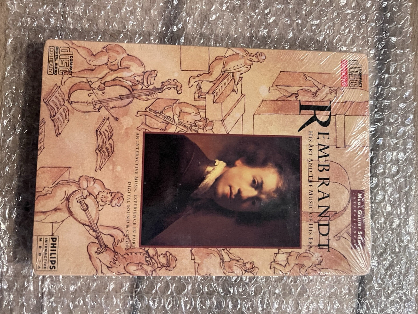 Rembrandt His Art And The Music Of His Era (Phillips CD-i, 1993) LONGBOX SEALED