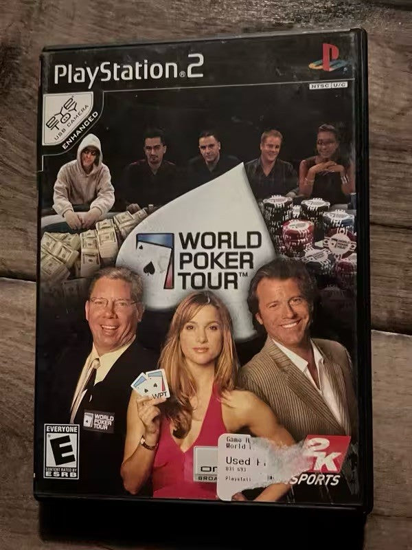 World Poker Tour (Sony Playstation 2, 2005) NO MANUAL