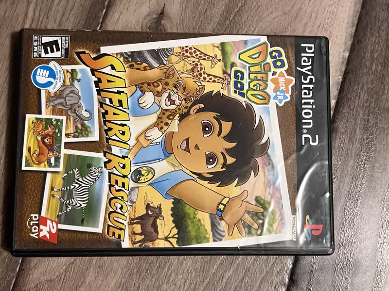 Go, Diego, Go: Safari Rescue (Sony Playstation 2, 2008) NO MANUAL