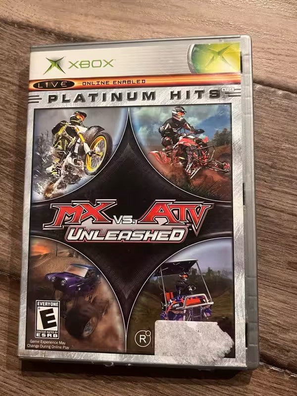 MX vs. ATV Unleashed: Platinum Hits (Microsoft Xbox, 2005) NO MANUAL