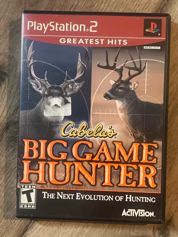 Cabela's Big Game Hunter: Greatest Hits (Sony Playstation 2, 2002) NO MANUAL