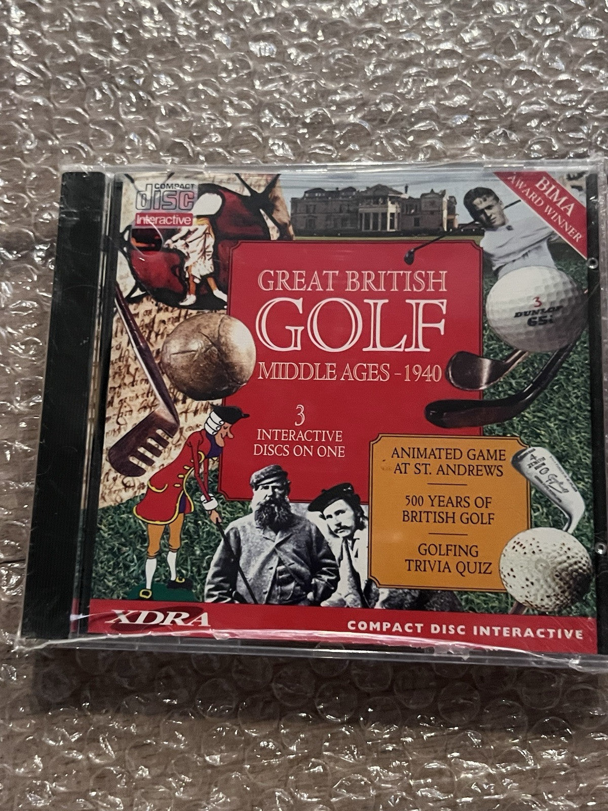 Great British Golf Middle Ages 1940 (Phillips CD-i, 1992) BRAND NEW